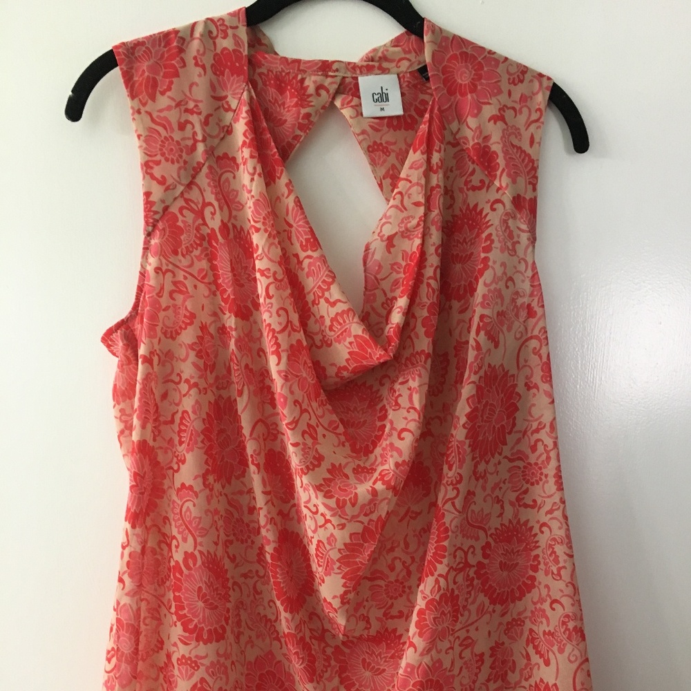 CAbi Vita Blouse with Cutout